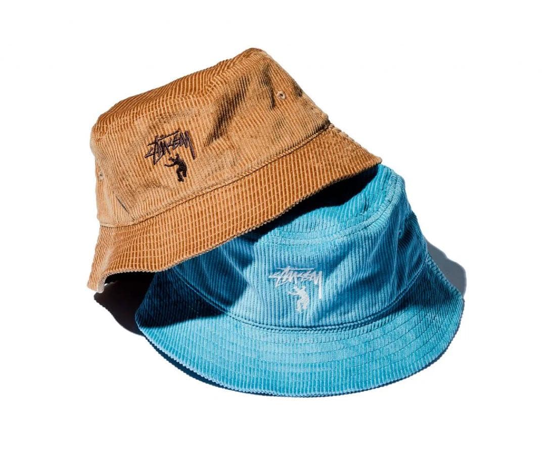 新品 STUSSY&UNION CORDUROY BUCKET HAT