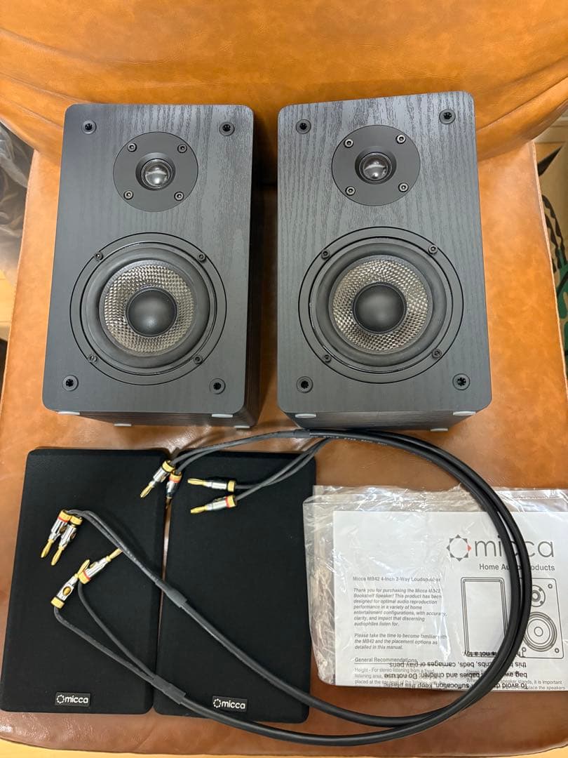 Micca MB42 スピーカー スピーカーケーブル付き