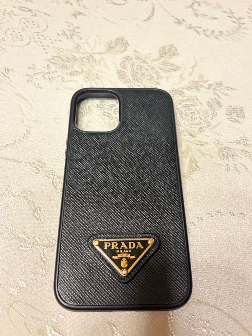 PRADA サフィアーノ レザー 12mini iPhoneケース