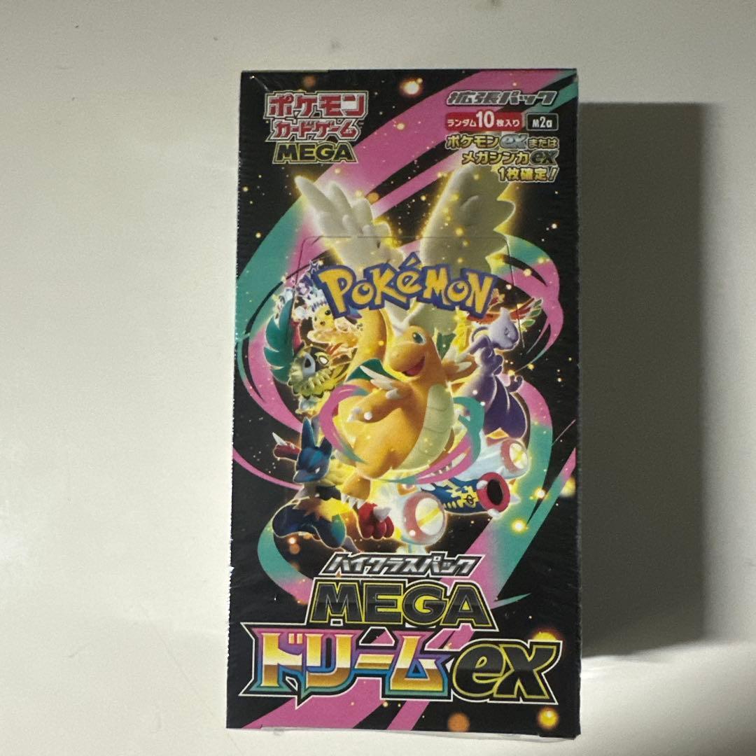 シュリンク付きポケモンカード MEGAハイク ラスパックドリーム ex 1BOX