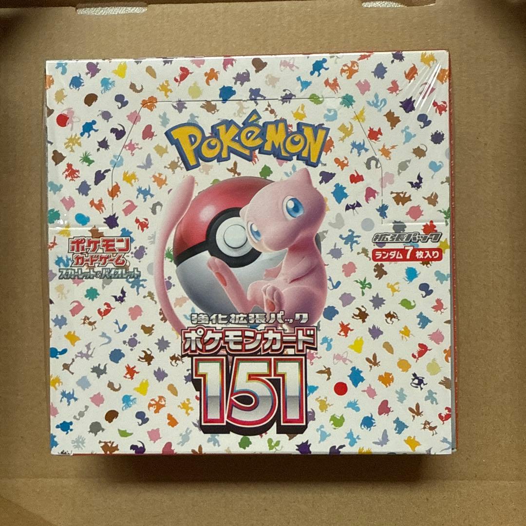 【シュリンク付き】ポケモンカード151 未開封1BOX ④美品
