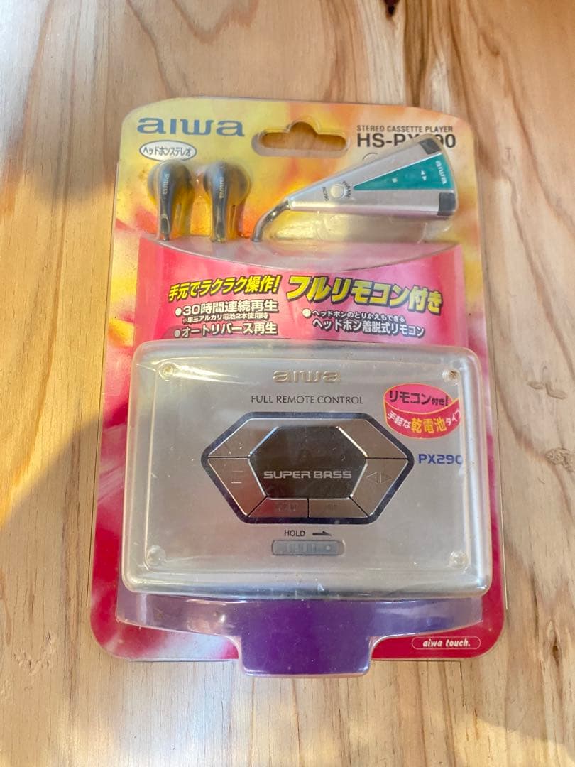 aiwa HS-PX290 ステレオカセットプレーヤー　未使用品　アイワ