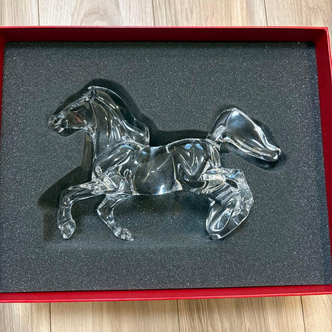 Baccarat クリスタル いななく馬