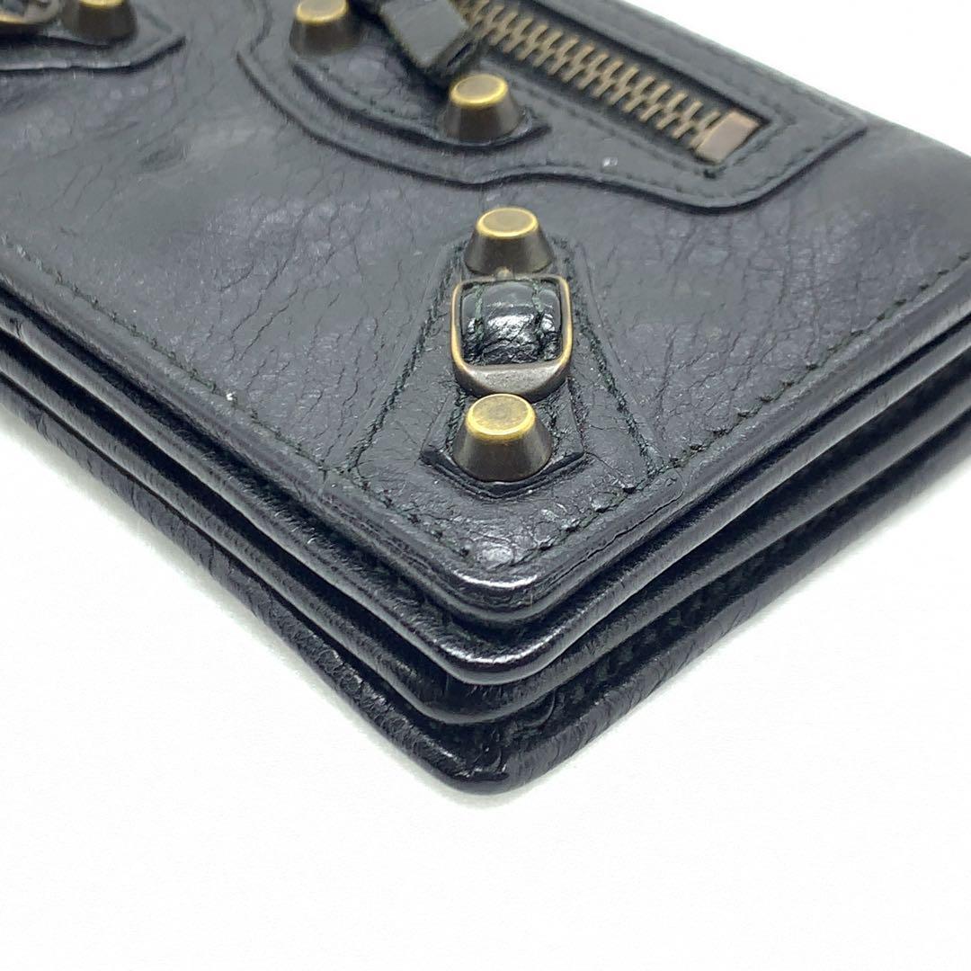 BALENCIAGA ネオクラシック レザー カードケース 100110