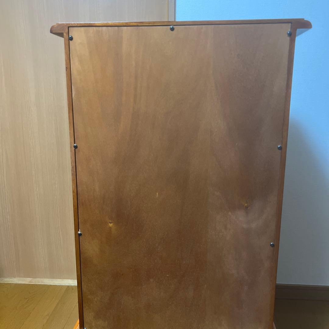 アンティーク風電話台キャビネット