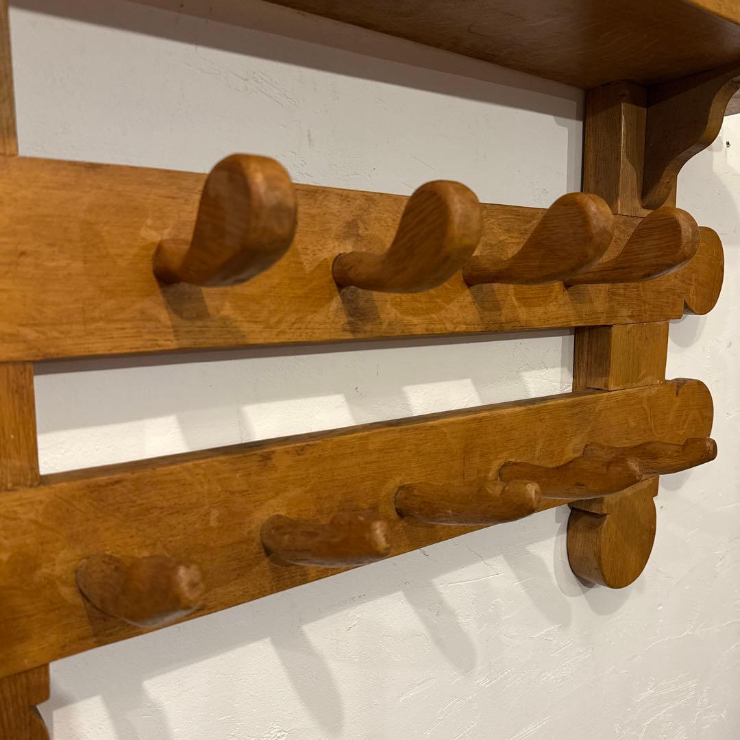 年末年始saleヴィンテージ　木製ウォールハンガー　壁掛け　ハンガーラック