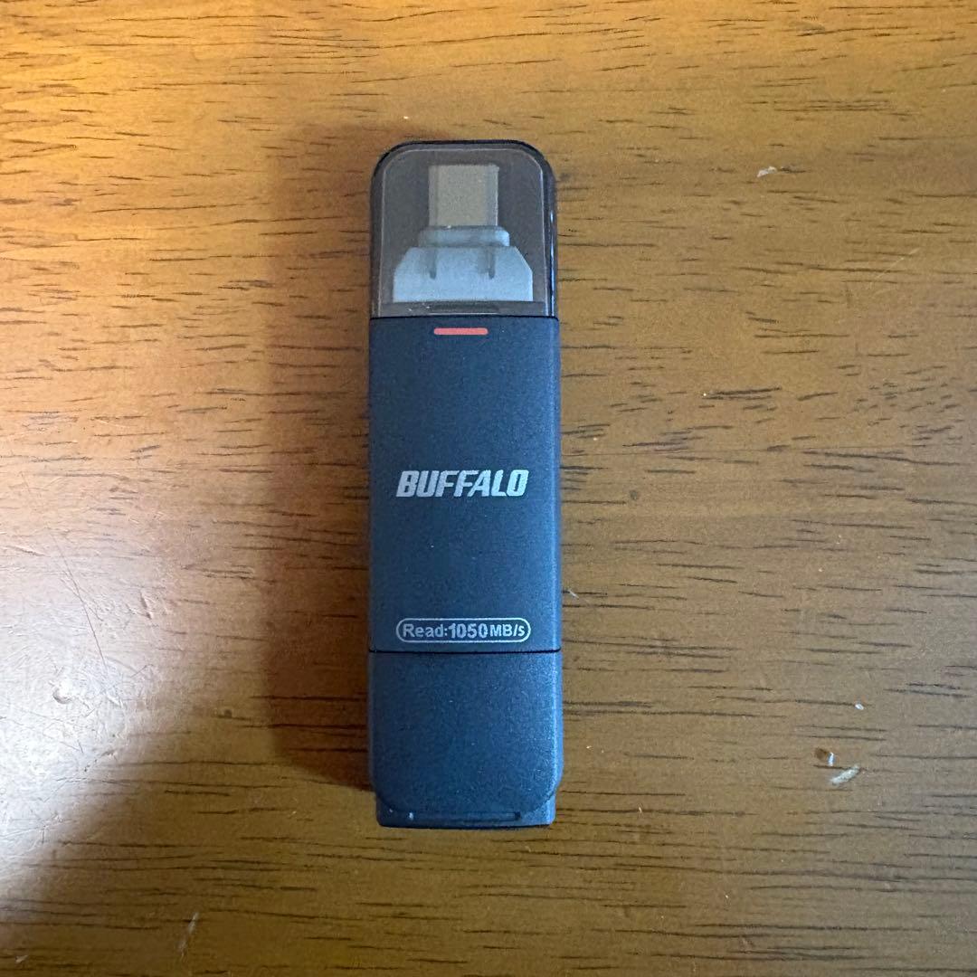 BUFFALO 外付けSSD 1TB SSD-SDH1.0U3-BA/N