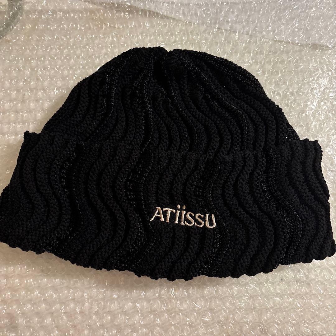 韓国 atiissu ニット帽 ビーニー ブラック ジェントルモンスター