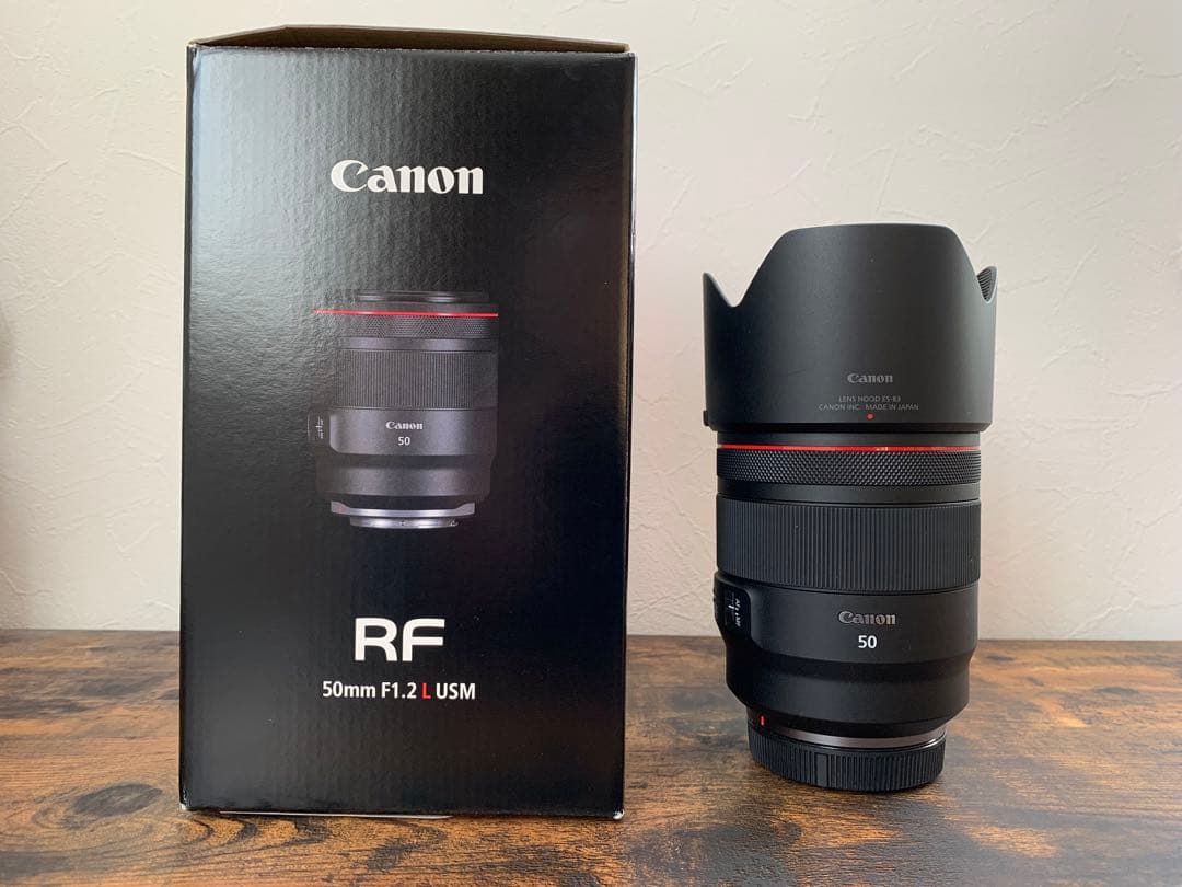 【美品】Canon キヤノン RF50mm F1.2 L USM 元箱付属品あり