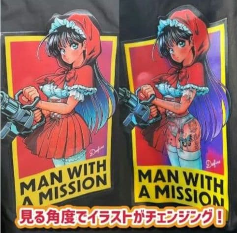MAN WITH A MISSION　赤ずきんちゃんコーチ レンチキュラー