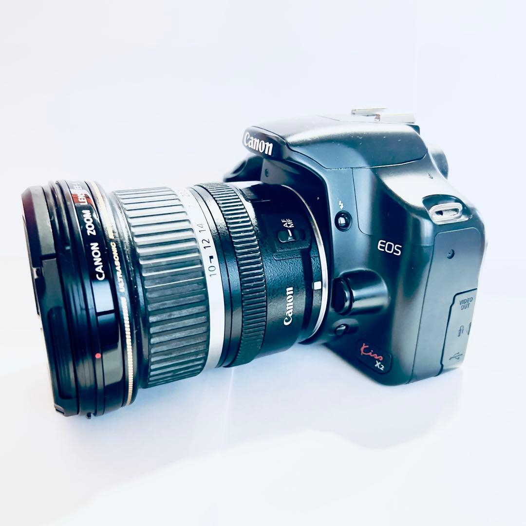 Canon EOS kiss X2 デジタル一眼レフ ズームレンズ付き
