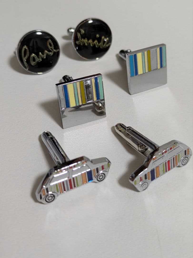 【美品】ポール・スミス カフス 3セット