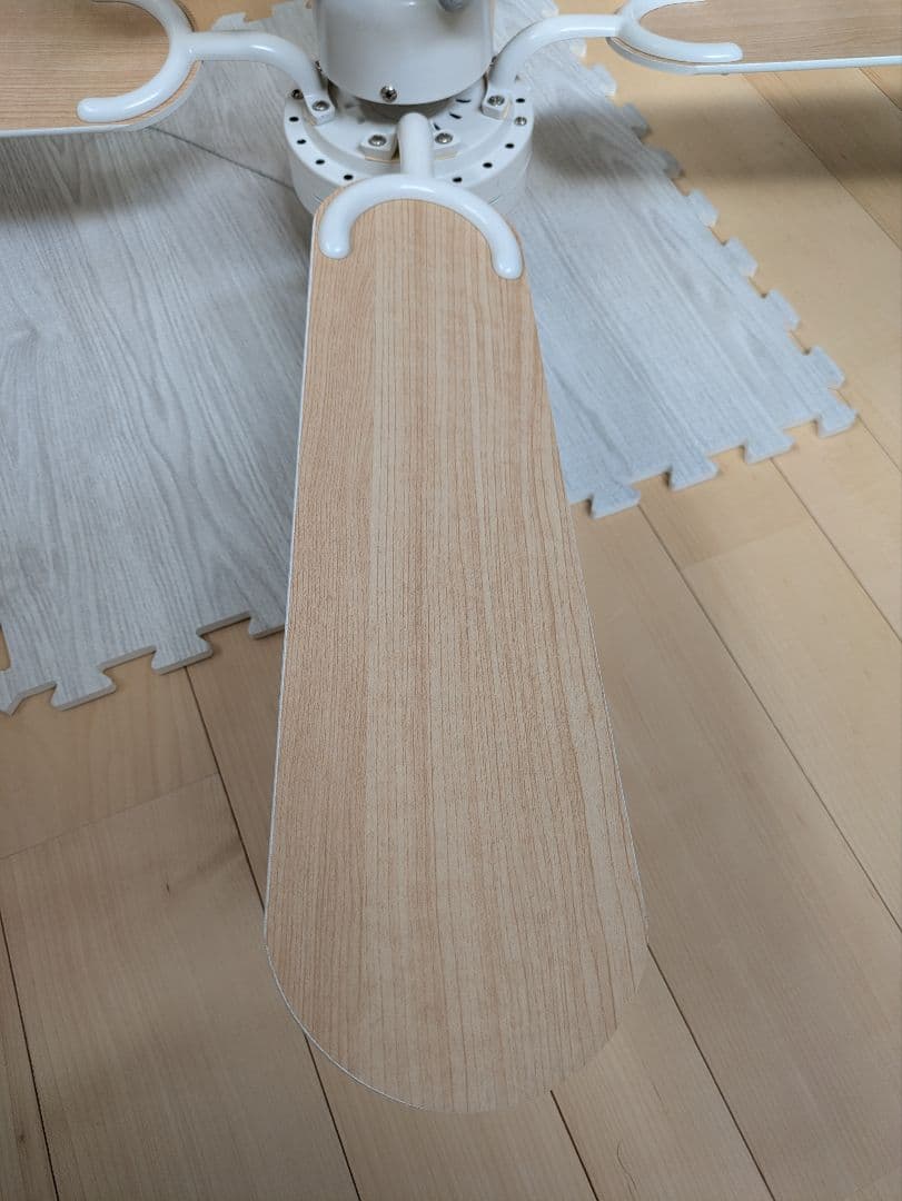 美品 シーリングライト シーリングファン リモコン付き LED対応 照明4灯