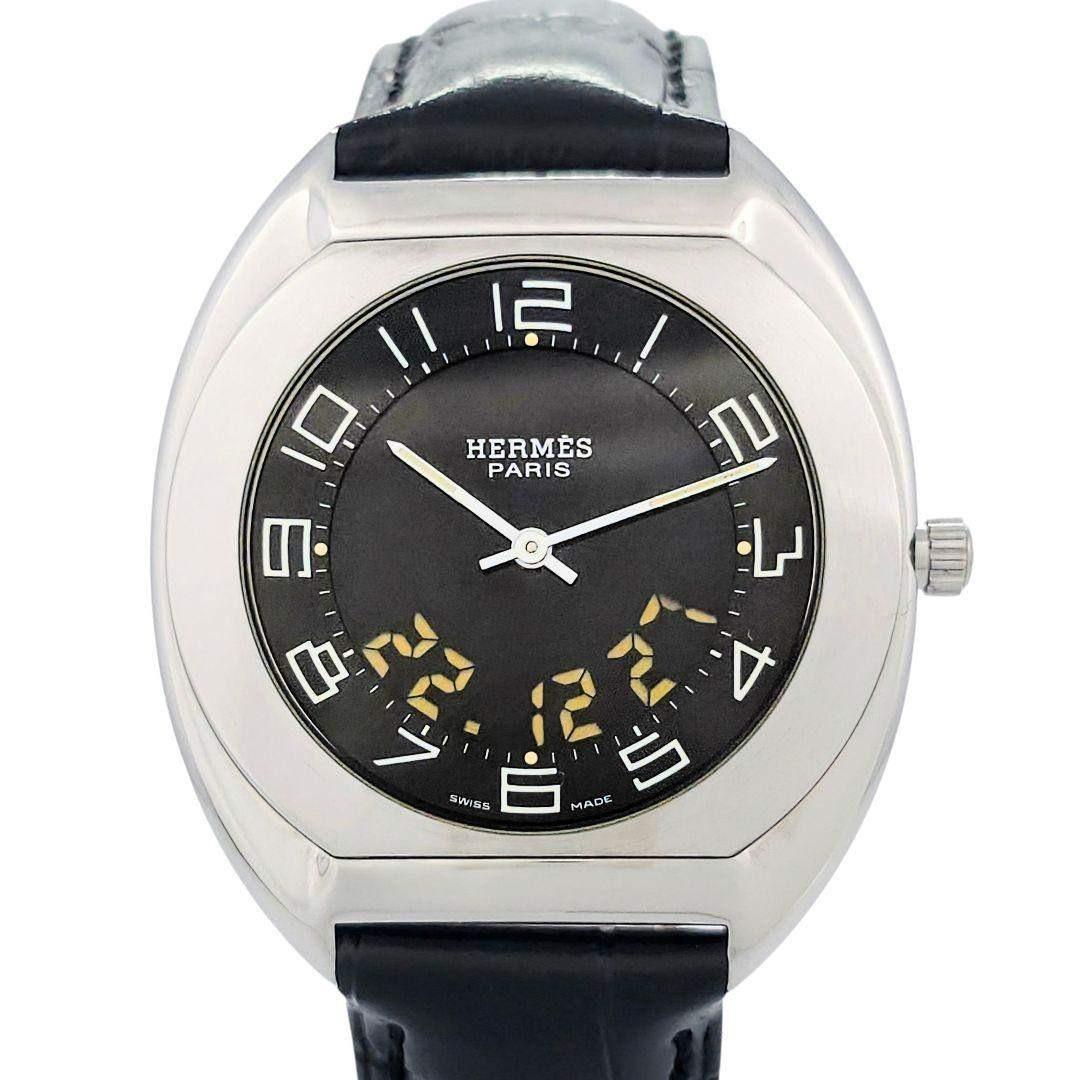 ✨極美品✨HERMES エルメス エスパス ES1.710 メンズ 腕時計