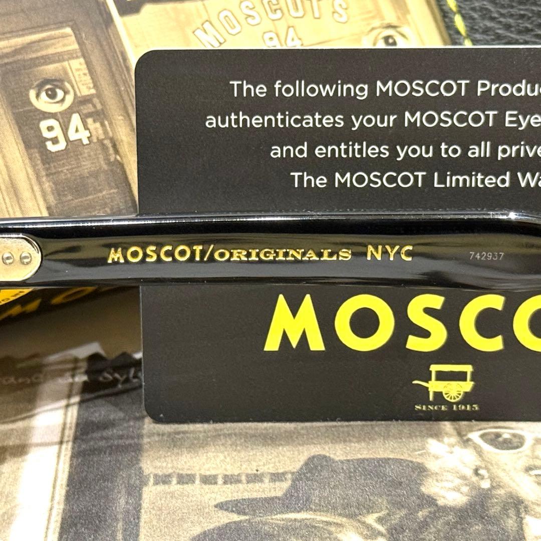 【極美品】日本限定 モスコット レムトッシュ 46 ライトグレーブラウンレンズ