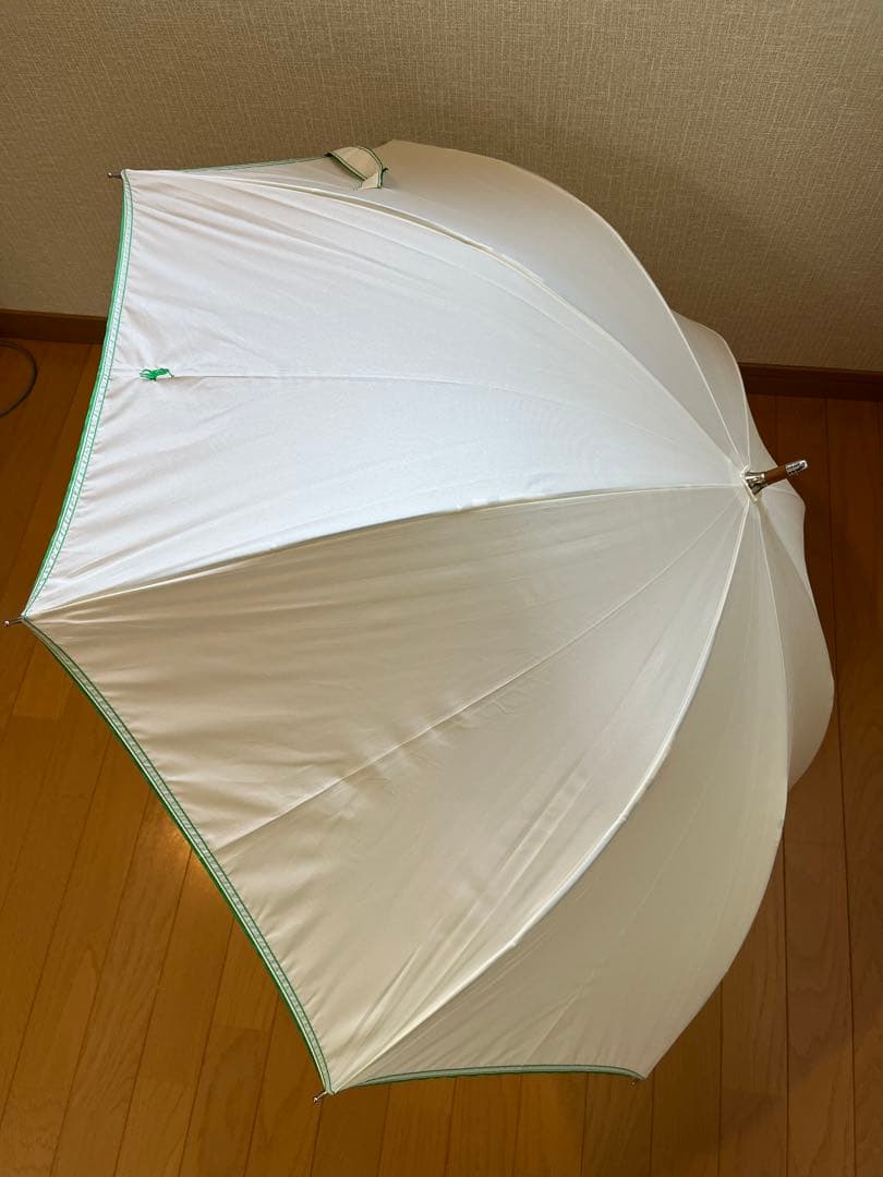 【新品•未使用】ポロ ラルフ ローレン 雨傘　長傘 C0撥水　オフホワイト