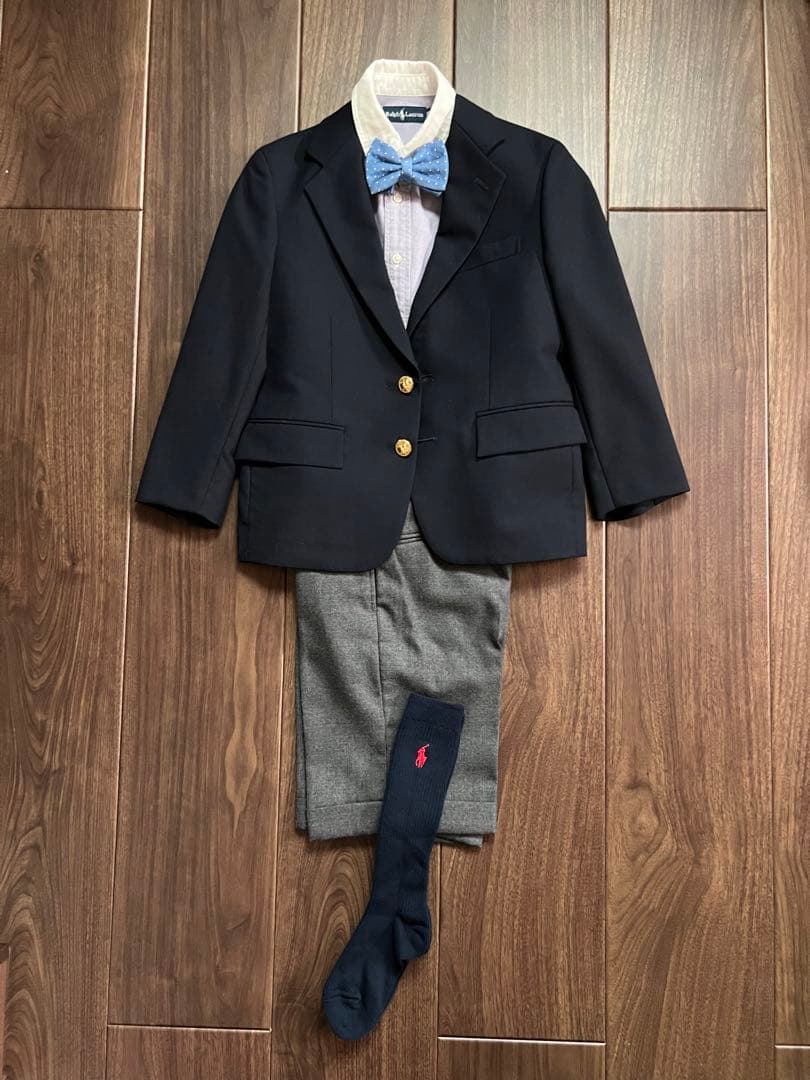 Ralph Lauren☆ポロラルフローレン卒園式入学式フォーマルスーツ120