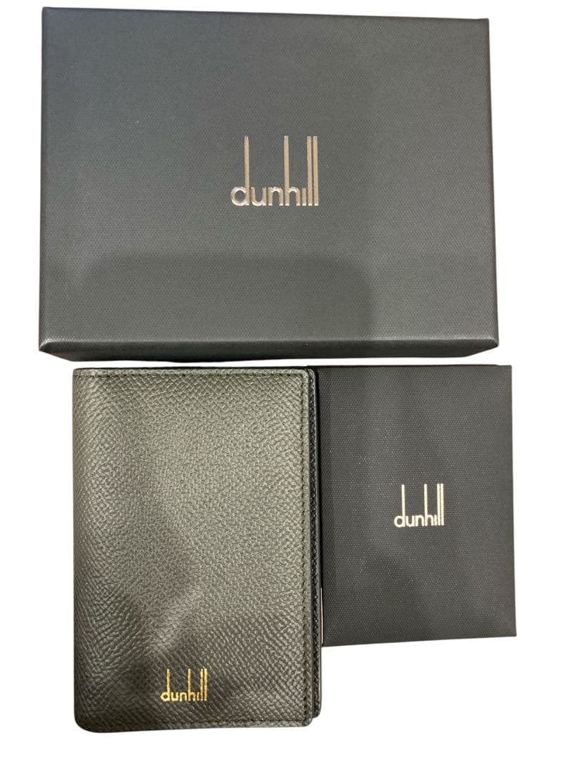 【未使用品】 dunhillダンヒル カードケース 名刺入れ ブラック