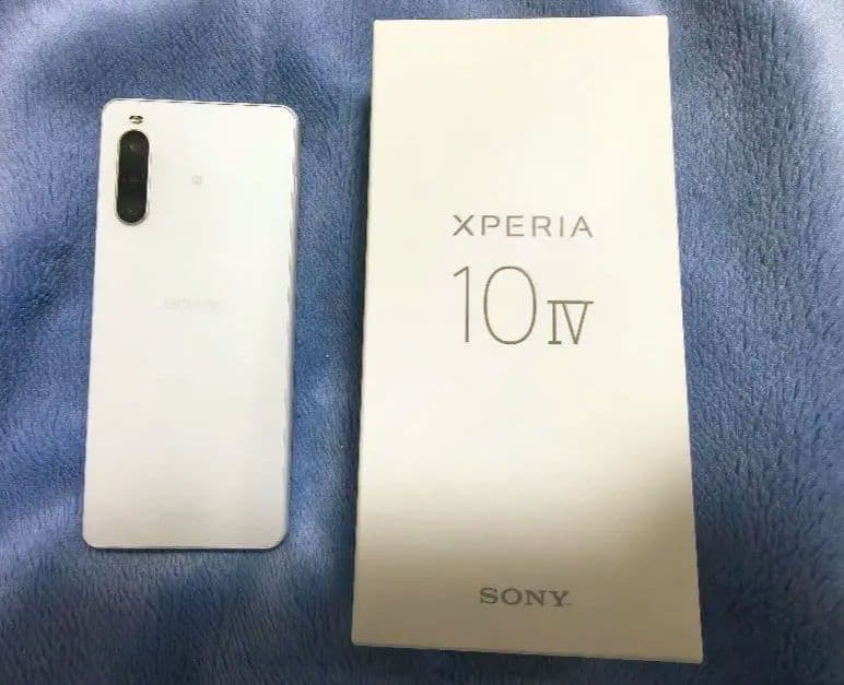 Sony Xperia 10 IV SIMフリー版 ホワイト 箱付 中古