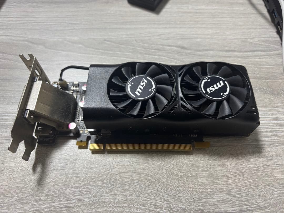 MSI GTX 1050ti 4GT グラフィックボード デュアルファン