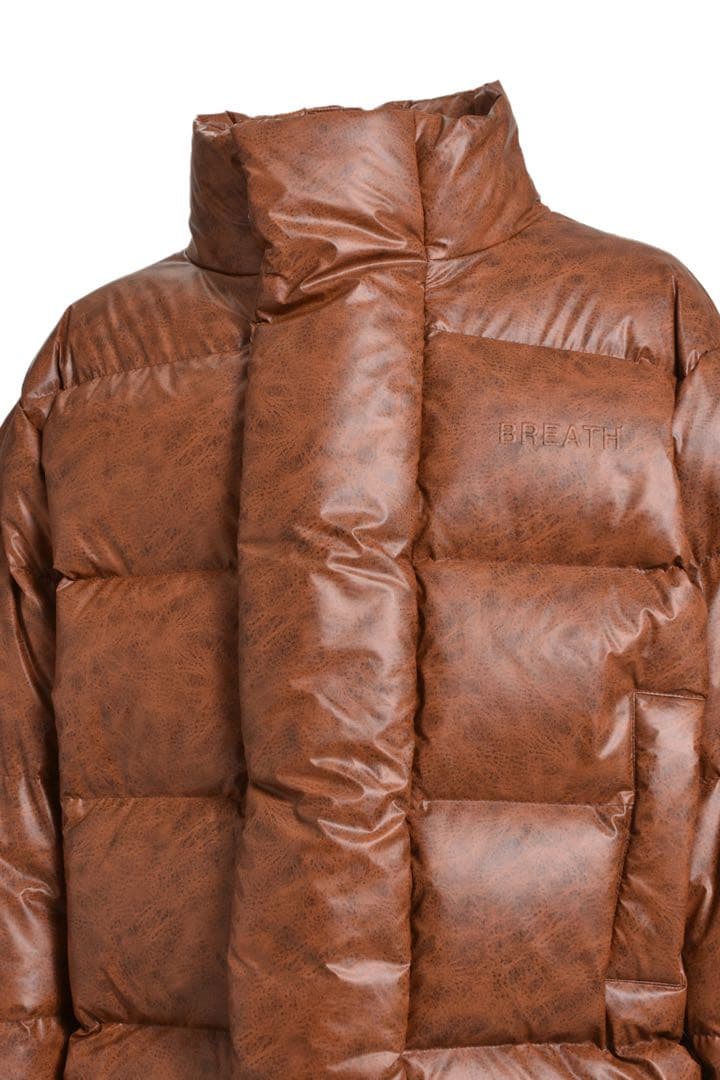 breath transfer leather down Mサイズ badhop