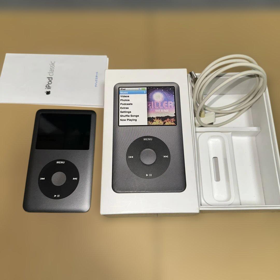 ポータブルプレーヤー Ipod classic 160gb Black A1238 MC297J/A