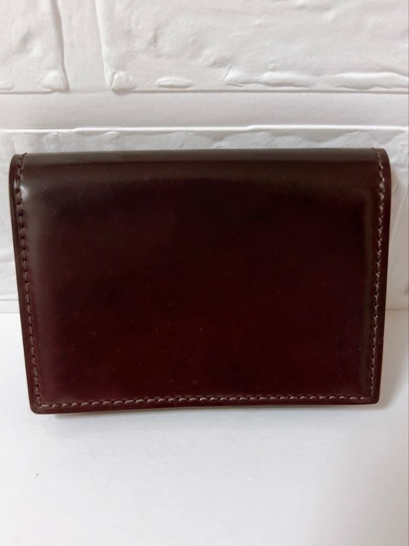 ガンゾ　GANZO 名刺入れ　カードケース　ブラウン　馬革　未使用品
