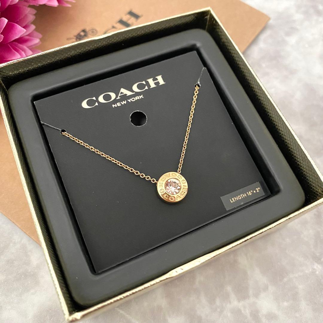 ❤︎ 新品 COACH コーチ ネックレス ペンダント ゴールド