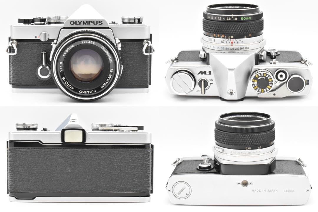 OLYMPUS M-1 F.ZUIKO AUTO-S 50mm 1.8 希少