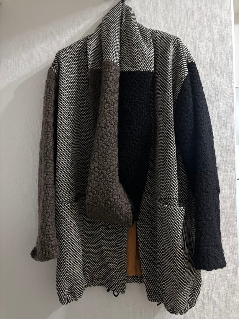 my beautiful landlet ノーカラージャケット・スヌードセット