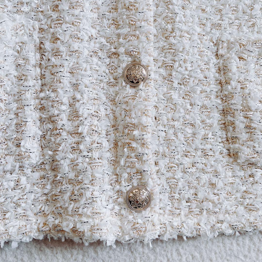 【美品】定価3.3万 ユナイテッドアローズ ファンシーツイード ニット ベスト