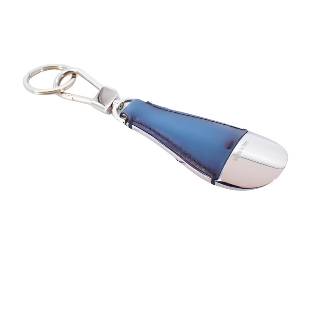 440【美品】BERLUTI ベルルッティ レザー シューホーン キーリング