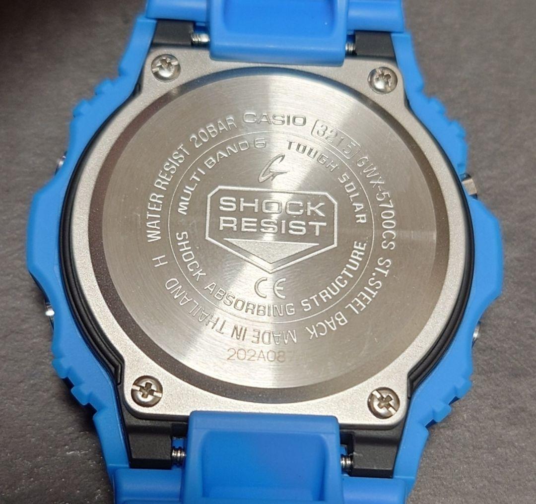 未使用 CASIO G-SHOCK GWX-5700CS-2JF Gライド 青