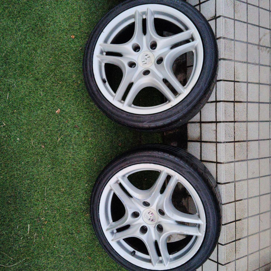 GEN-changさん専用 ポルシェ用　18インチ 5スポークホイールセット