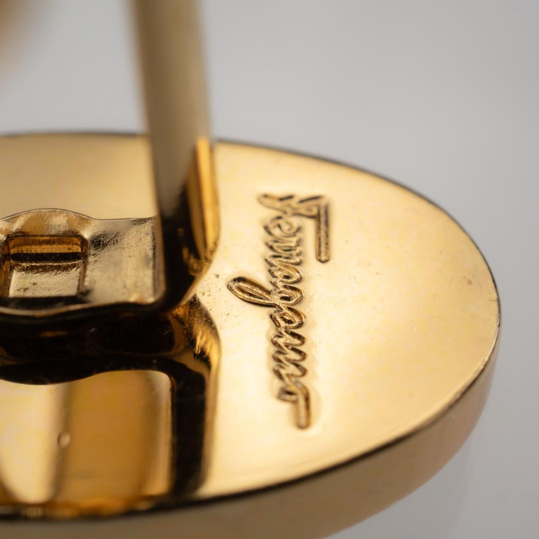 80\"s ビンテージ ペンギン柄 フェラガモ カフスボタン FERRAGAMO