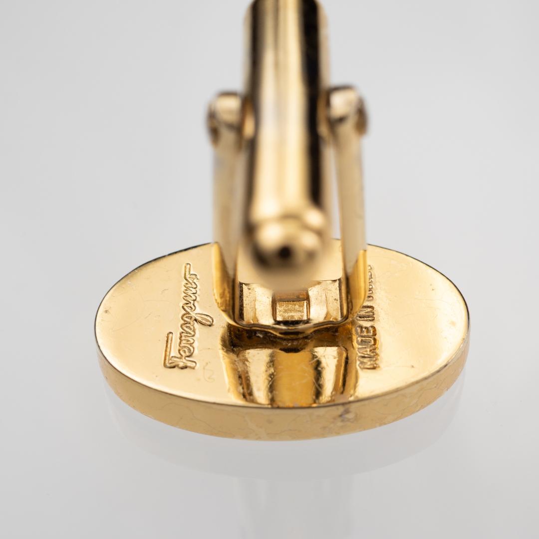 80\"s ビンテージ ペンギン柄 フェラガモ カフスボタン FERRAGAMO