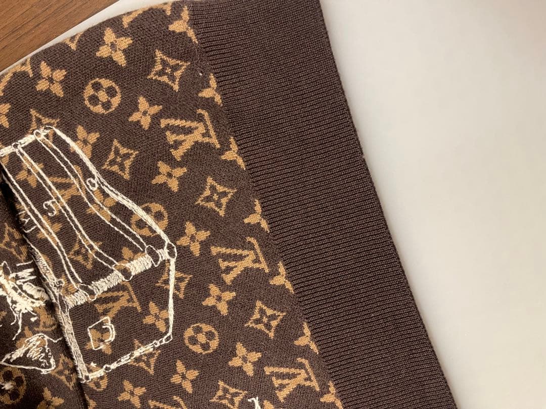 【⭐︎値下げ中】ルイヴィトン 刺繍 モノグラム クルーネック ニット 美品
