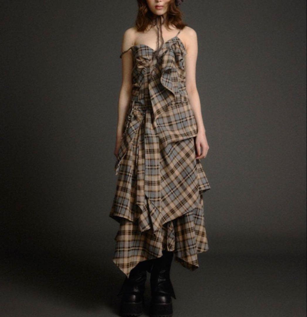 ASYMMETRY HEM CAMI ロングワンピース SLY