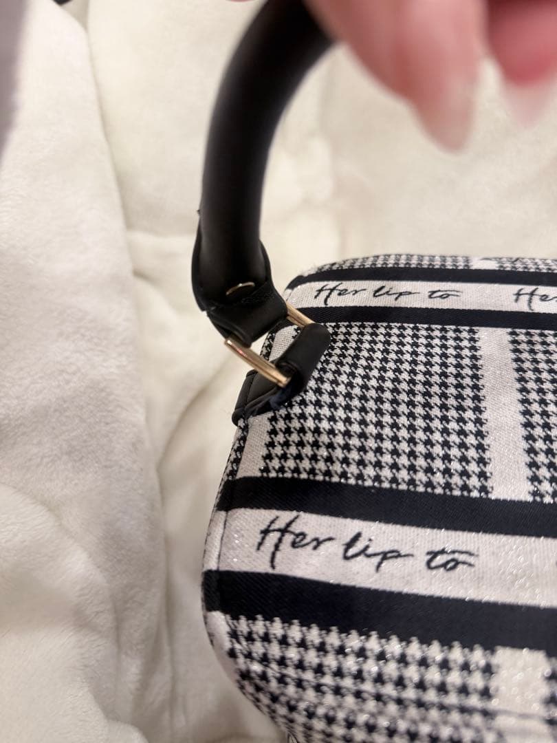 バッグ Herlipto Jacquard Vanity Bag (silver)