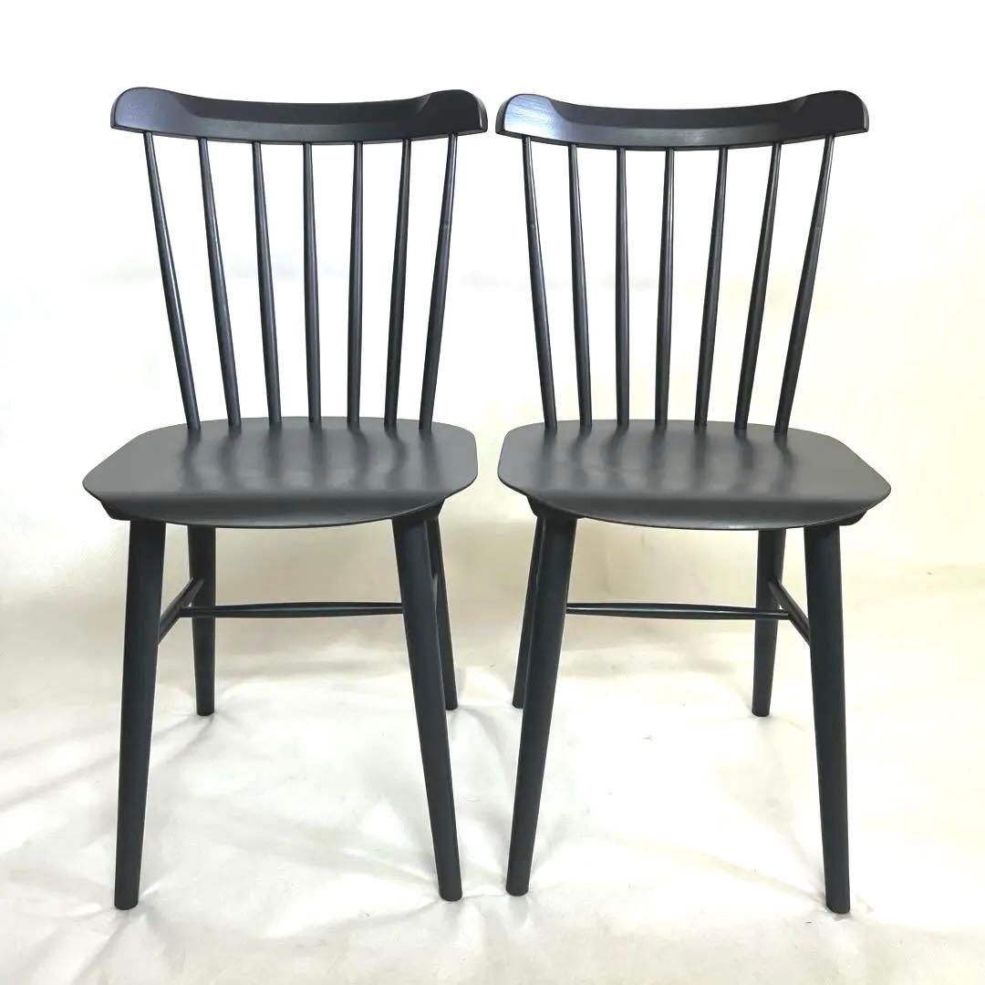 TON・アイロニカチェア・ダークグレー 2脚セット・チェコ・濃いグレー