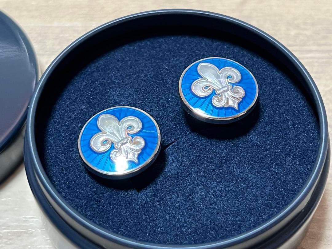 専用！CHARLES TYRWHITTカフス3点セットゴールド、ブルー、シルバー