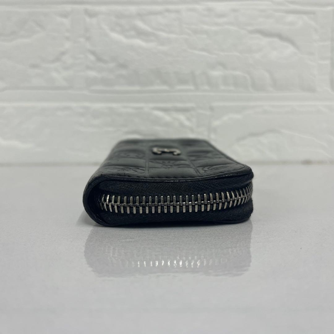CHANEL シャネル 財布 ケース ブラック アイコンライン 美品