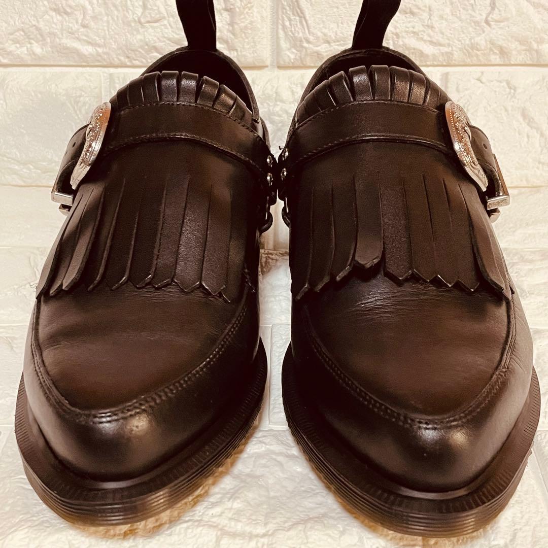 h*x様 Dr.Martens×REGALE DELYLAHフリンジ付きローファ