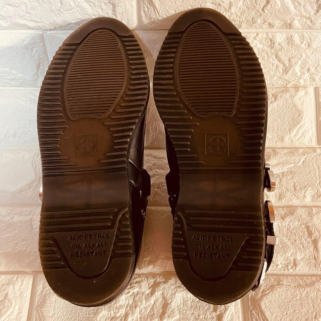 h*x様 Dr.Martens×REGALE DELYLAHフリンジ付きローファ