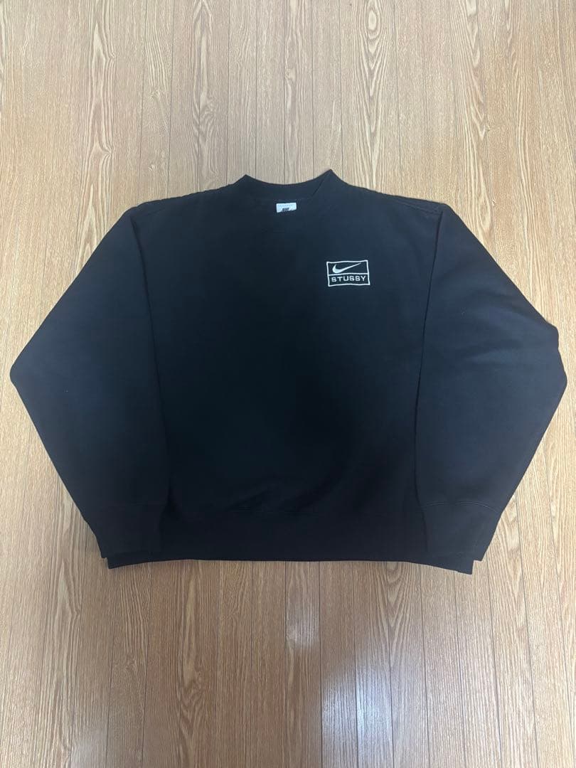 Nike x Stussy ブラック トレーナー