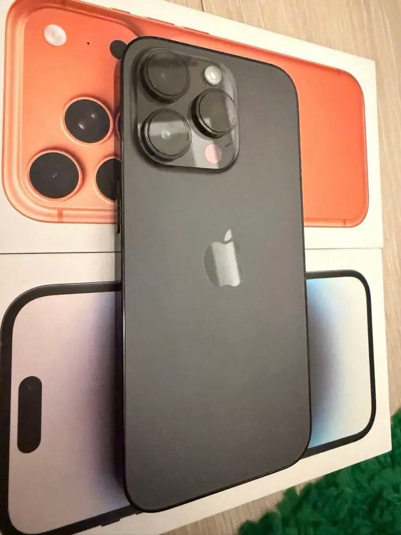 【美品】iPhone14Pro 256GBスペースブラック SIMフリー