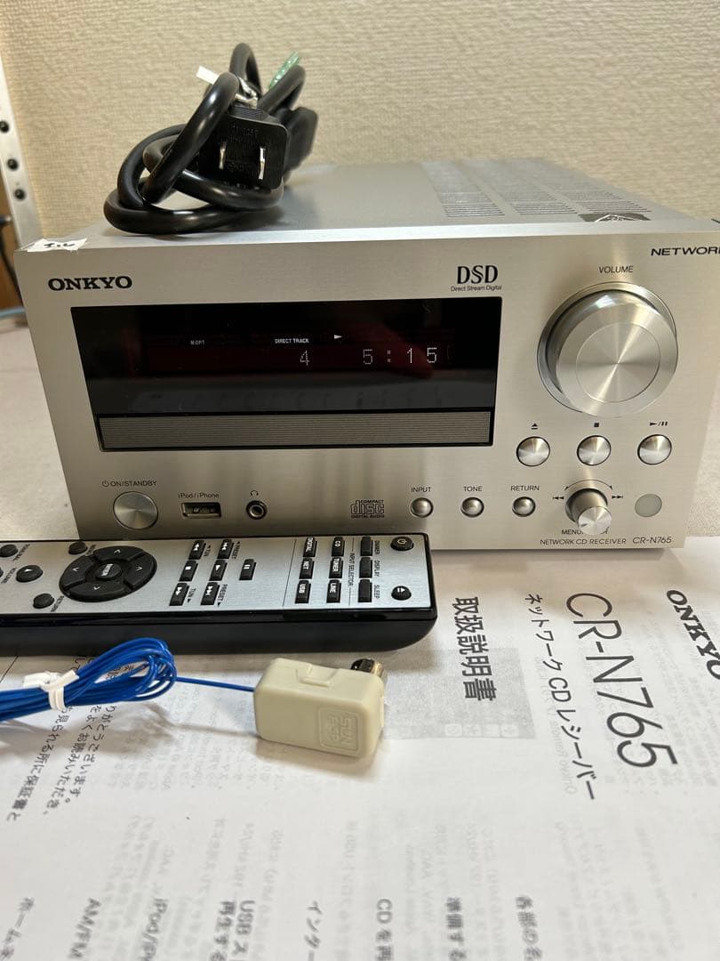 I16 整備美品 ONKYO CR-N765 (S)ハイレゾネットワークレシーバ