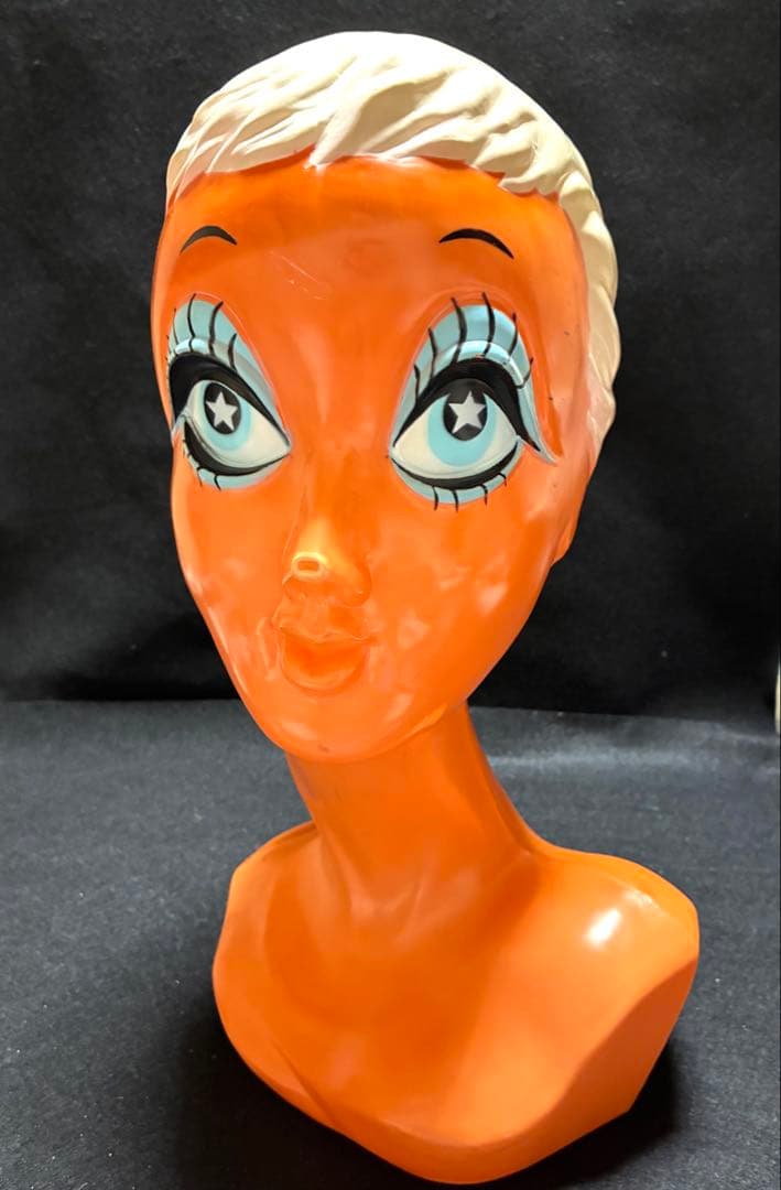 ツイッギー　ヘッドマネキン　ビンテージ　レトロ