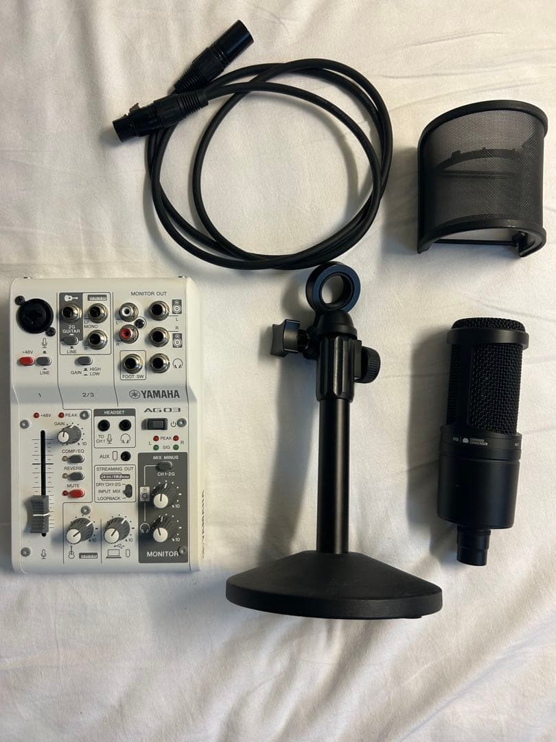 配信セットYAMAHA AG03 AT2020