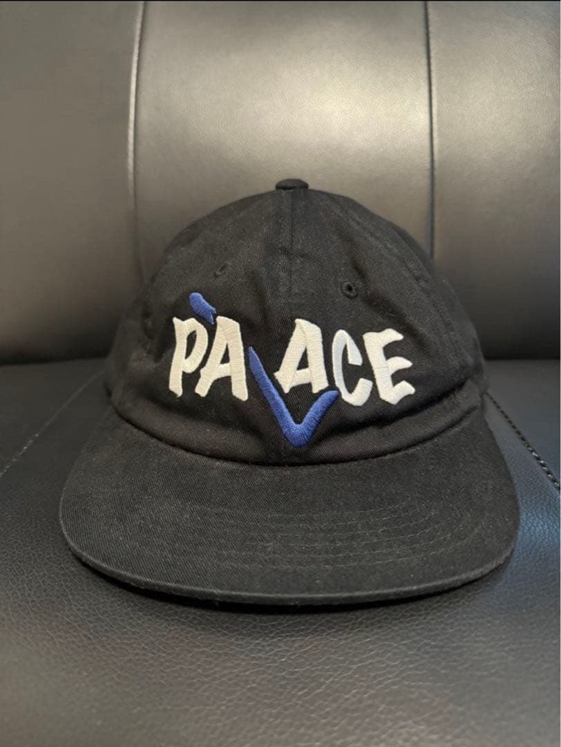 【美品】PALACE Correct 6-Panel ブラック　キャップ